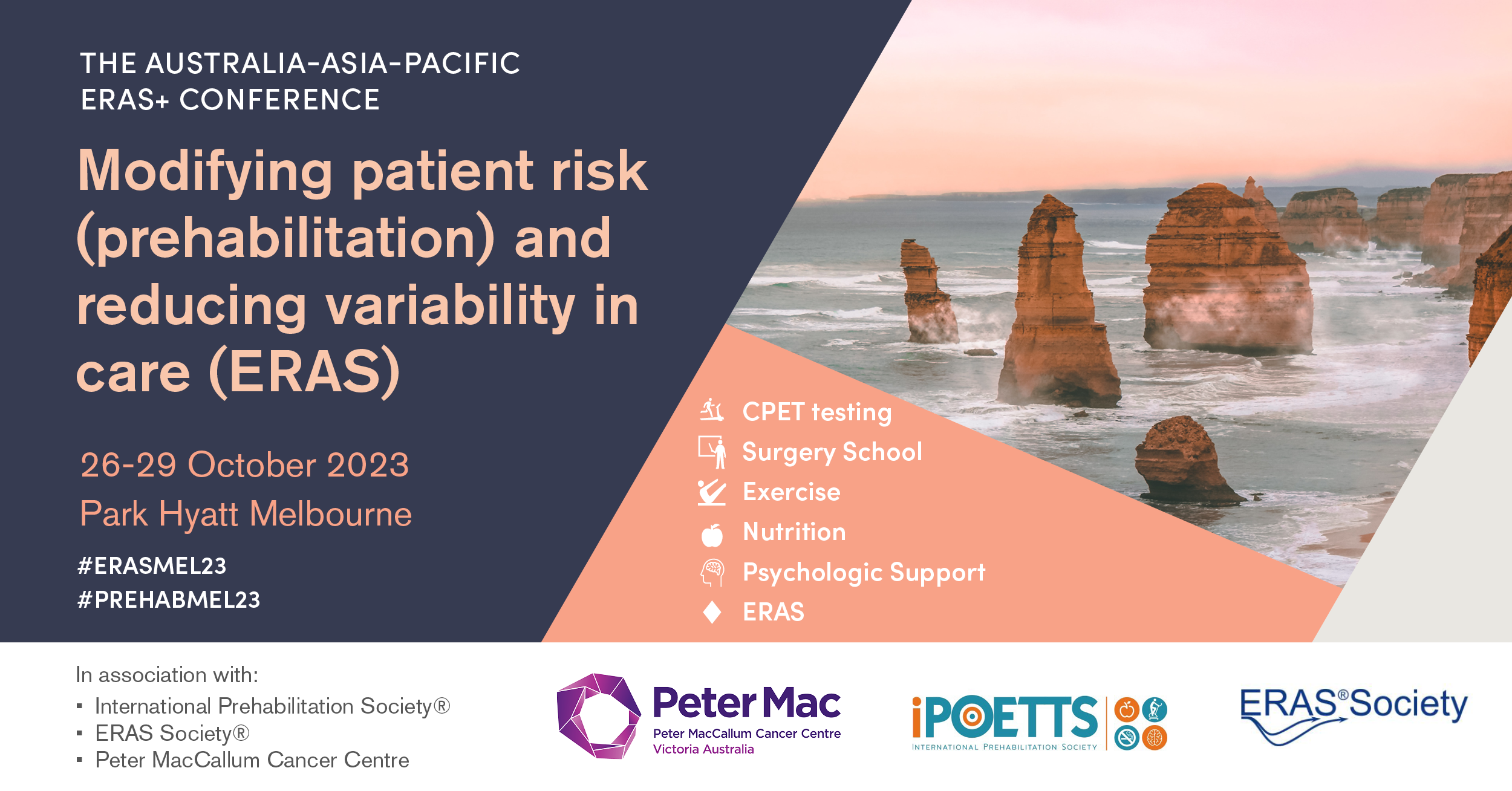 2023 Australia Asia Pacific ERAS Conference: Modifying patient risk (prehabilitation) and reducing variability in care